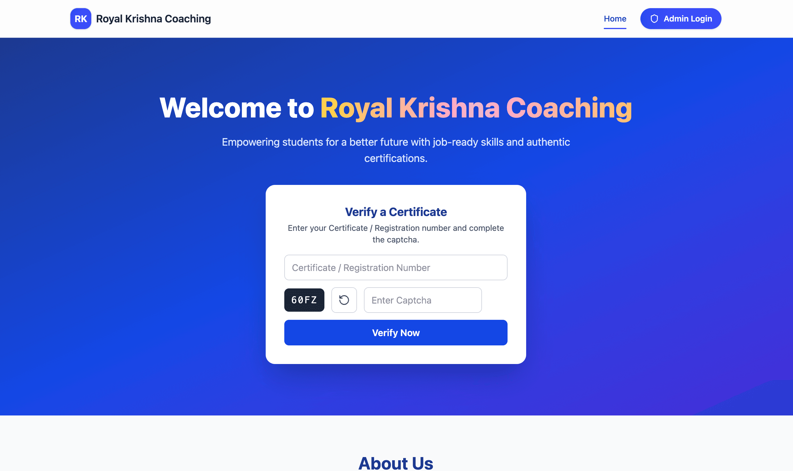 Royal Krishna Coaching